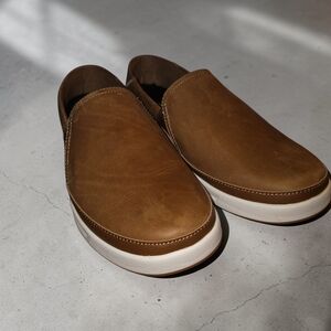 KURU Women's Brown Slip-On Loafers